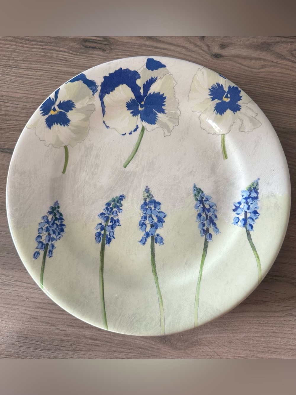 Faiencerie De Gien SALAD PLATE 8 3/4" ALICE PATTERN